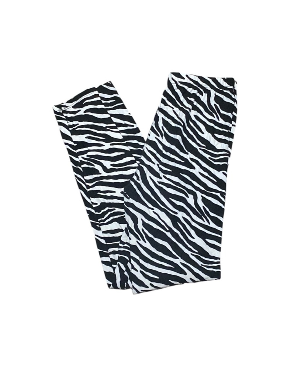 Black & White Zebra Print Leggings